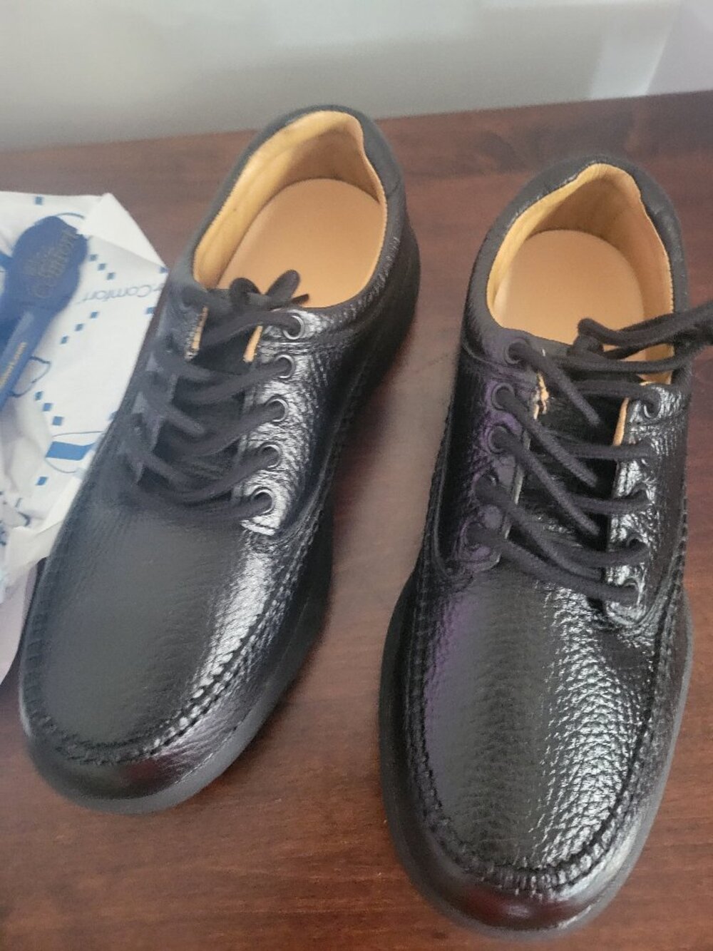 New Dr Comfort Men Orthopedic Diabetic Lace Shoes Size 71/2 Wide Stallion 8710